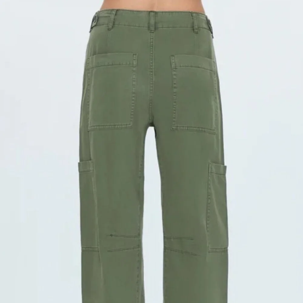 NEW Pistola Sabrina Curved Utility Pants - Meadow Green - Picture 5 of 11
